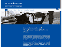 Tablet Screenshot of munich-drivers.com